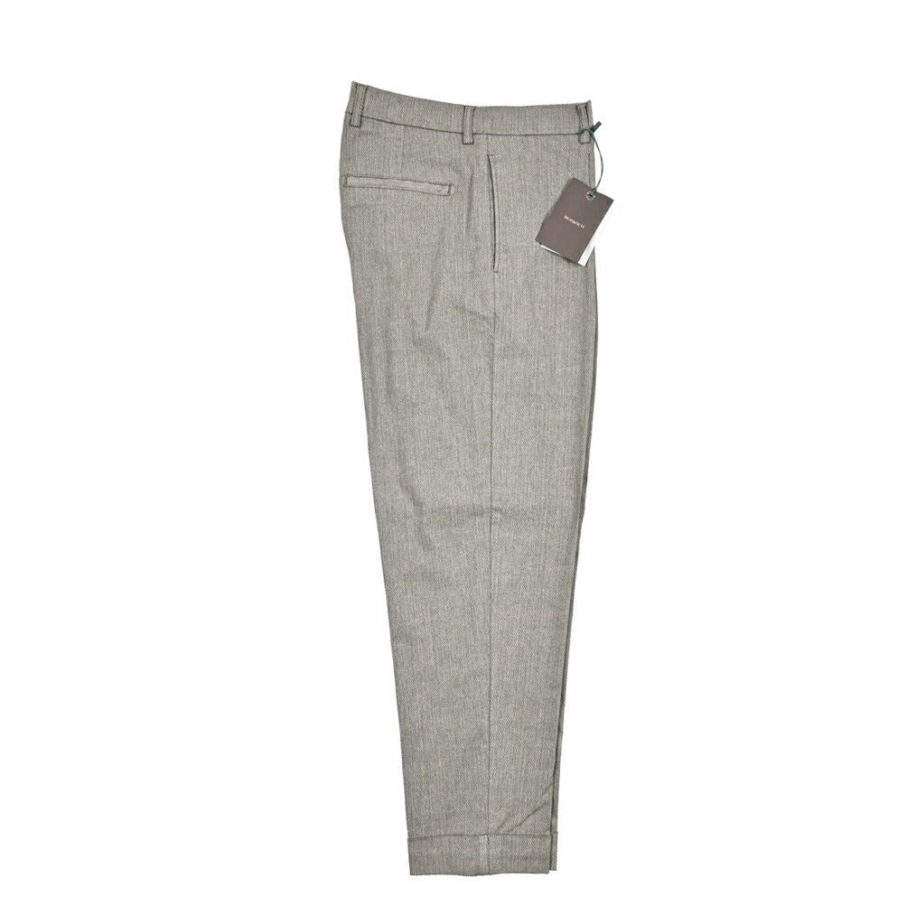 BERWICH "CHIAIA GD" ストレッチコットン ワンタックパンツ|425400 - 46|GUARDAROBA MILANO OFFICIAL STORE