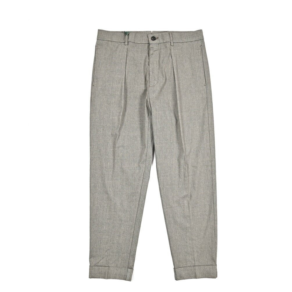 BERWICH "CHIAIA GD" ストレッチコットン ワンタックパンツ|425400 - 46|GUARDAROBA MILANO OFFICIAL STORE