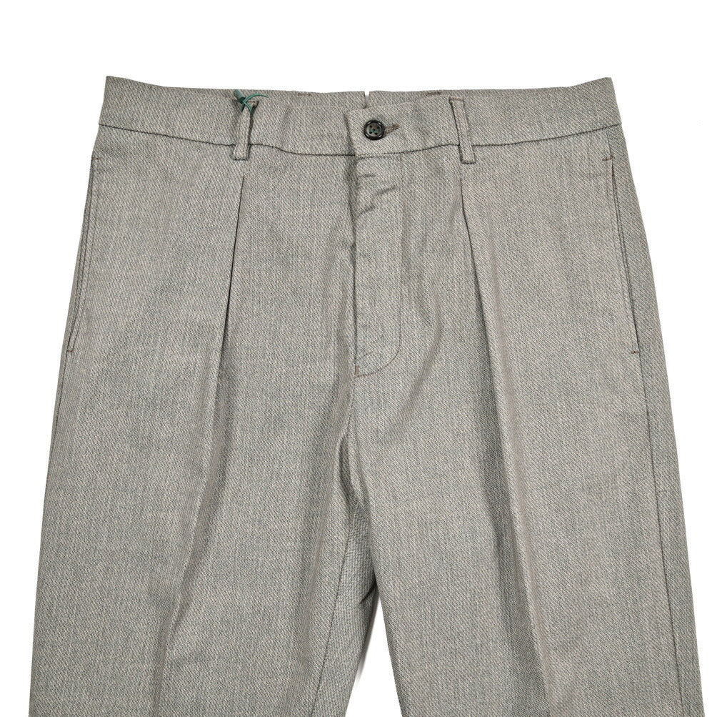 BERWICH "CHIAIA GD" ストレッチコットン ワンタックパンツ|425400 - 46|GUARDAROBA MILANO OFFICIAL STORE