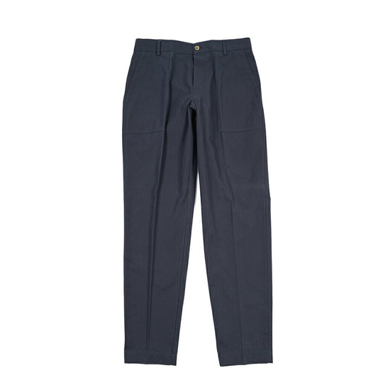 BERWICH “FATIGUE 185” コットン100% ベイカーパンツ ネイビー(navy) 48 | GUARDAROBA MILANO OFFICIAL STORE