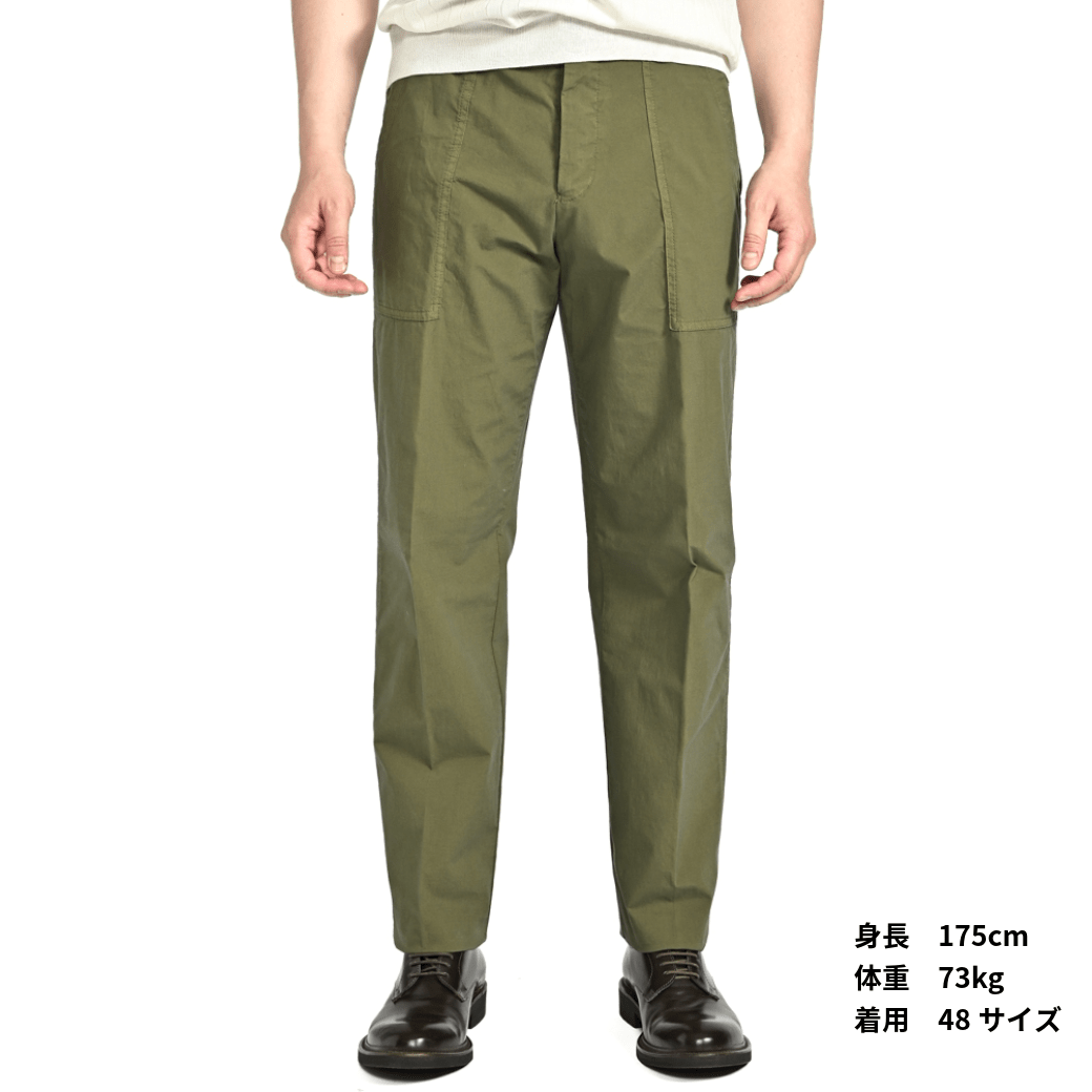 BERWICH FATIGUE185 ストレッチコットン ベイカーパンツ|421936 - 44|GUARDAROBA MILANO OFFICIAL STORE