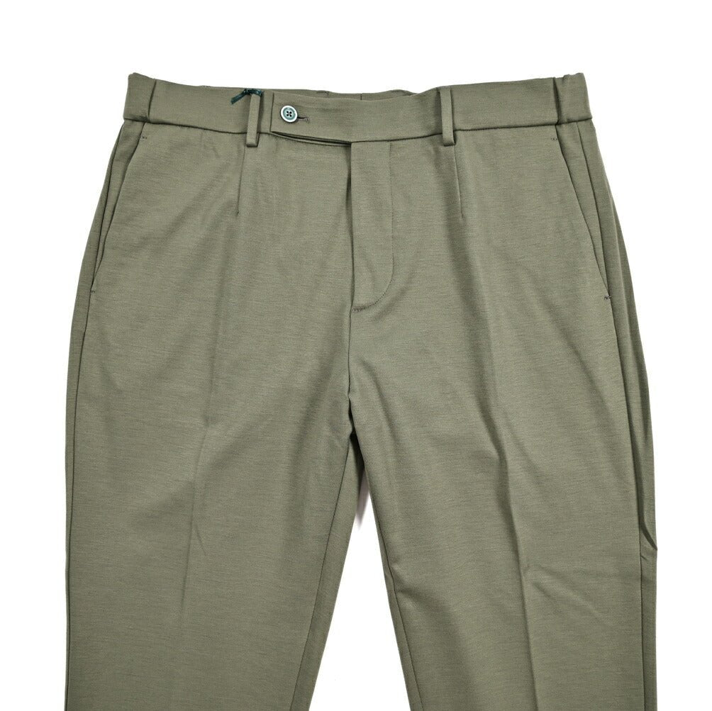 BERWICH "GLOBE" ビスコース混 ノータックジャージーパンツ|425204|GUARDAROBA MILANO OFFICIAL STORE