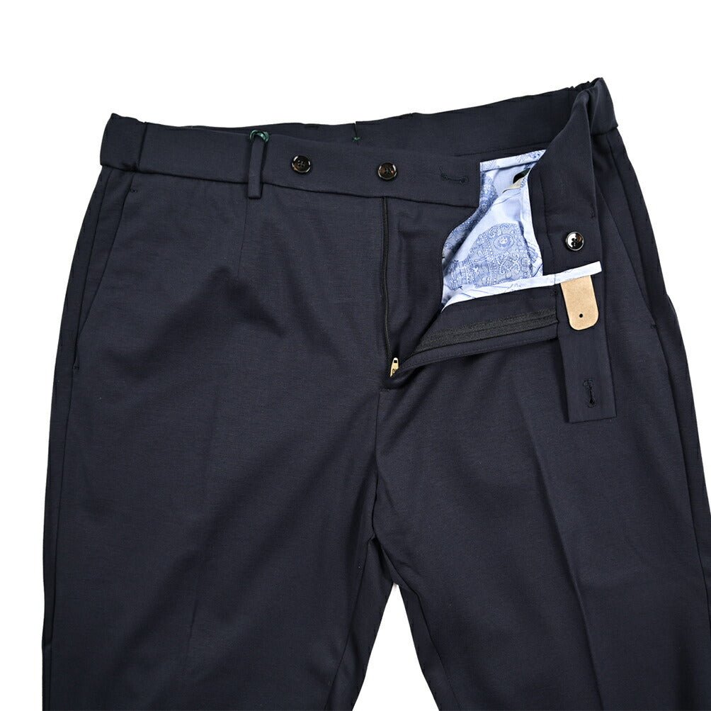 BERWICH "GLOBE" ビスコース混 ノータックジャージーパンツ|425205|GUARDAROBA MILANO OFFICIAL STORE