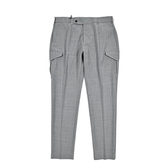 BERWICH “GLOBE CARGO” 高機能ストレッチウール イージーカーゴパンツ グレー(grey) 52 | GUARDAROBA MILANO OFFICIAL STORE