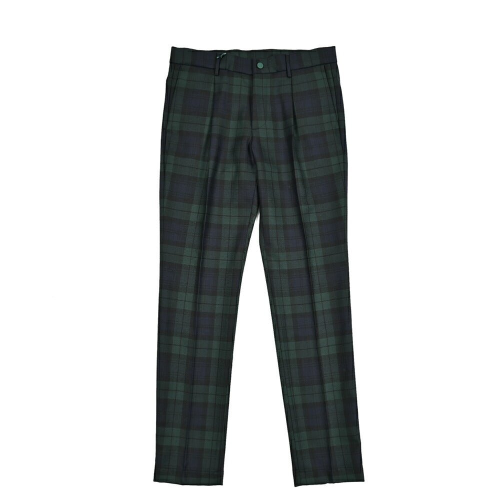 《キッズ》BERWICH I PICCOLI FEDE ウール100% ワンタックスラックス ブラックウォッチ|414373|GUARDAROBA MILANO OFFICIAL STORE