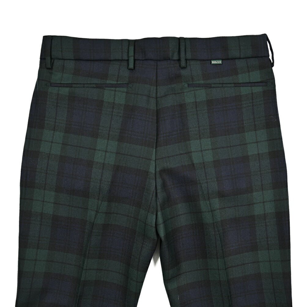 《キッズ》BERWICH I PICCOLI FEDE ウール100% ワンタックスラックス ブラックウォッチ|414373|GUARDAROBA MILANO OFFICIAL STORE
