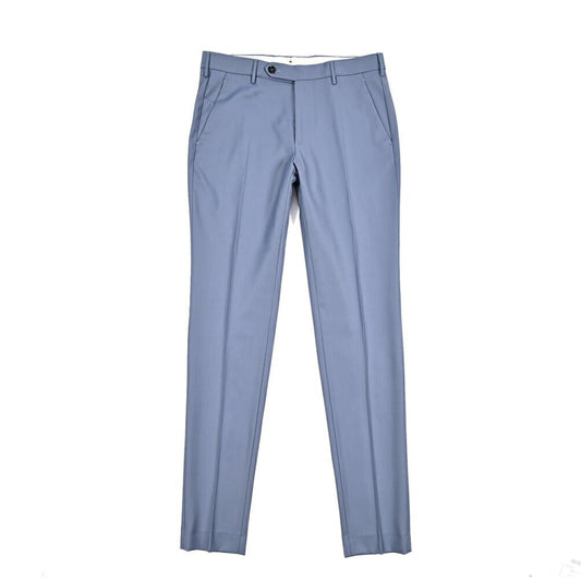 BERWICH "MORELLO" ウール100% ノータックスリムスラックス パープル(lt violet) 46 | GUARDAROBA MILANO OFFICIAL STORE