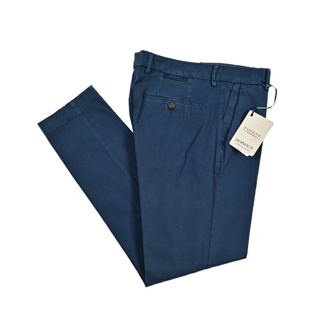 SALE|BERWICH MORELLO ストレッチコットン ノータックチノスラックス|414330|GUARDAROBA MILANO OFFICIAL STORE