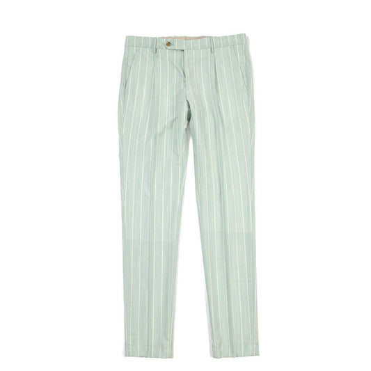 BERWICH “MORELLO 1P” ヴァージンウール100% ワンタックスラックス ライトグリーン(lt green) 46 | GUARDAROBA MILANO OFFICIAL STORE