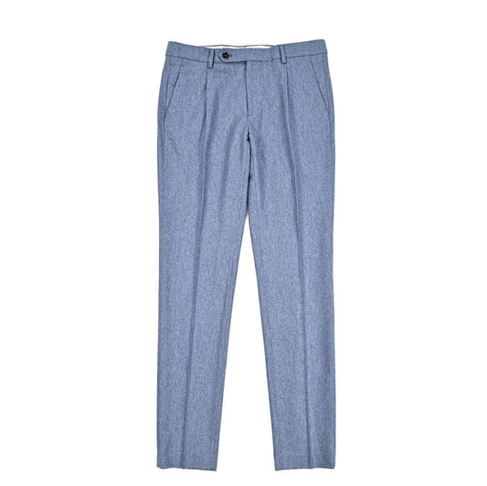 BERWICH “MORELLO 1P” ヴァージンウール100% ワンタックスラックス / CANONICO製生地 パープル(lt violet) 46 | GUARDAROBA MILANO OFFICIAL STORE