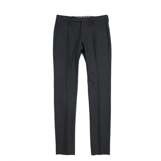 BERWICH “MORELLO 1P” 高機能ストレッチウール ワンタックスラックス ネイビー(blueblack) 46 | GUARDAROBA MILANO OFFICIAL STORE