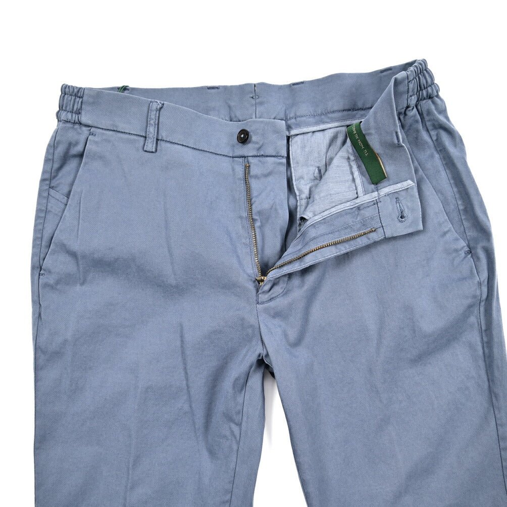 BERWICH "MORELLO" ストレッチコットン ノータックスリムパンツ|423752|GUARDAROBA MILANO OFFICIAL STORE