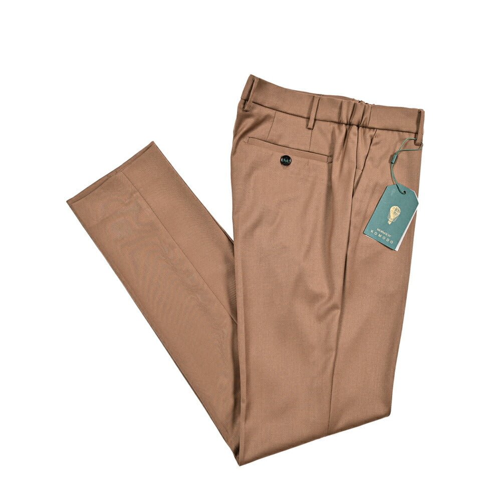 BERWICH "MORELLO" ポリエステル混ノータックスリムスラックス|424769 - 46|GUARDAROBA MILANO OFFICIAL STORE
