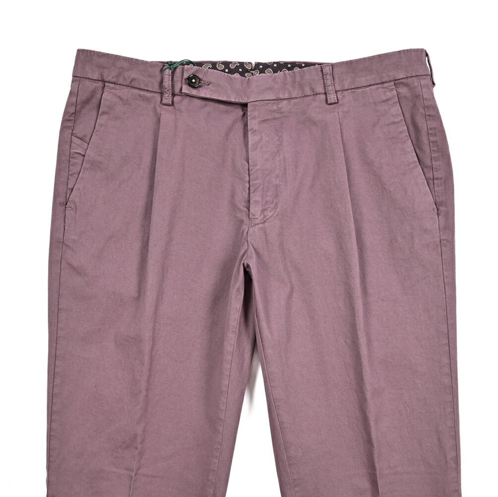 BERWICH "MORELLO" ストレッチコットン ワンタックスリムパンツ|425187 - 44|GUARDAROBA MILANO OFFICIAL STORE