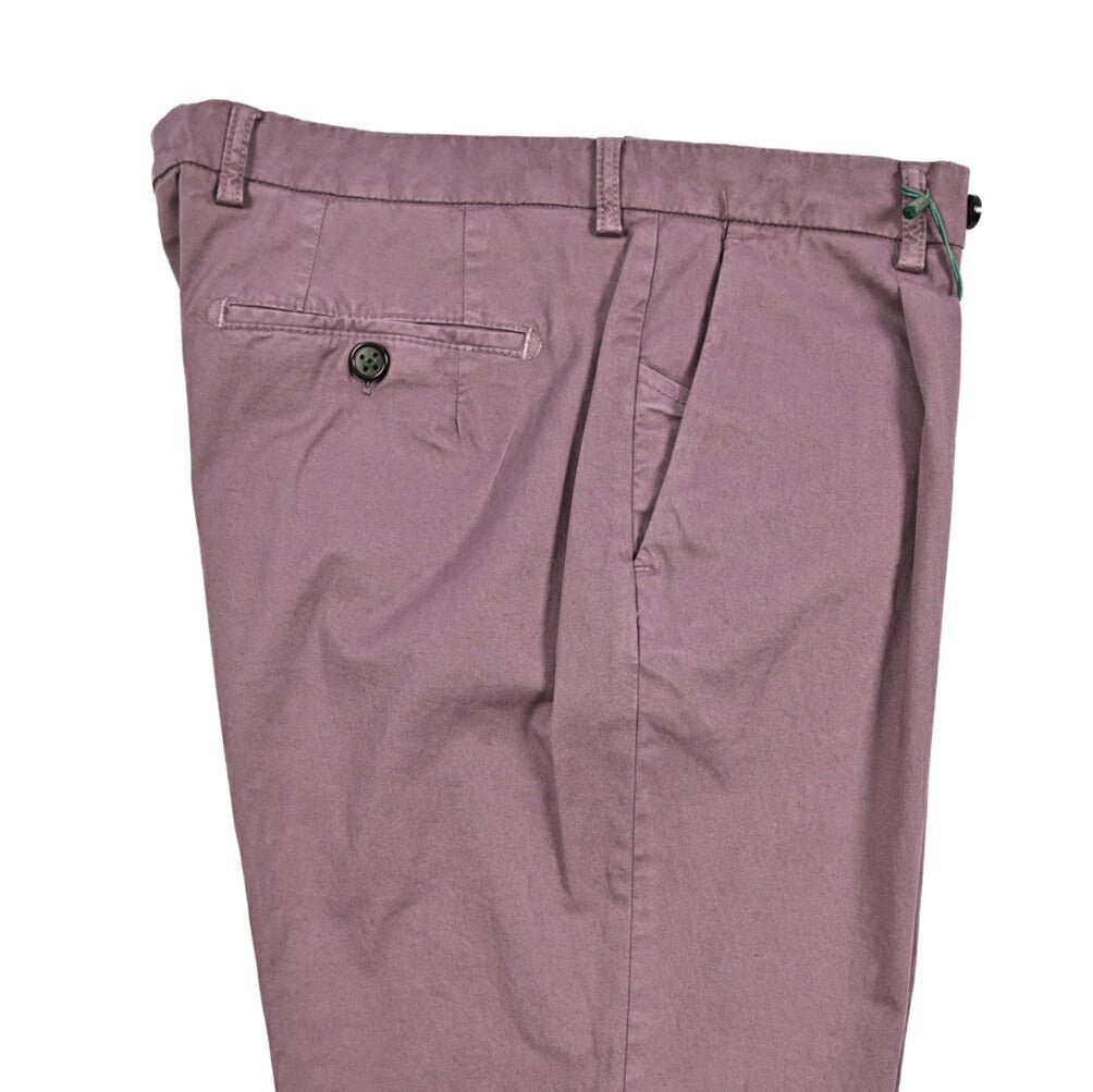 BERWICH "MORELLO" ストレッチコットン ワンタックスリムパンツ|425187 - 44|GUARDAROBA MILANO OFFICIAL STORE