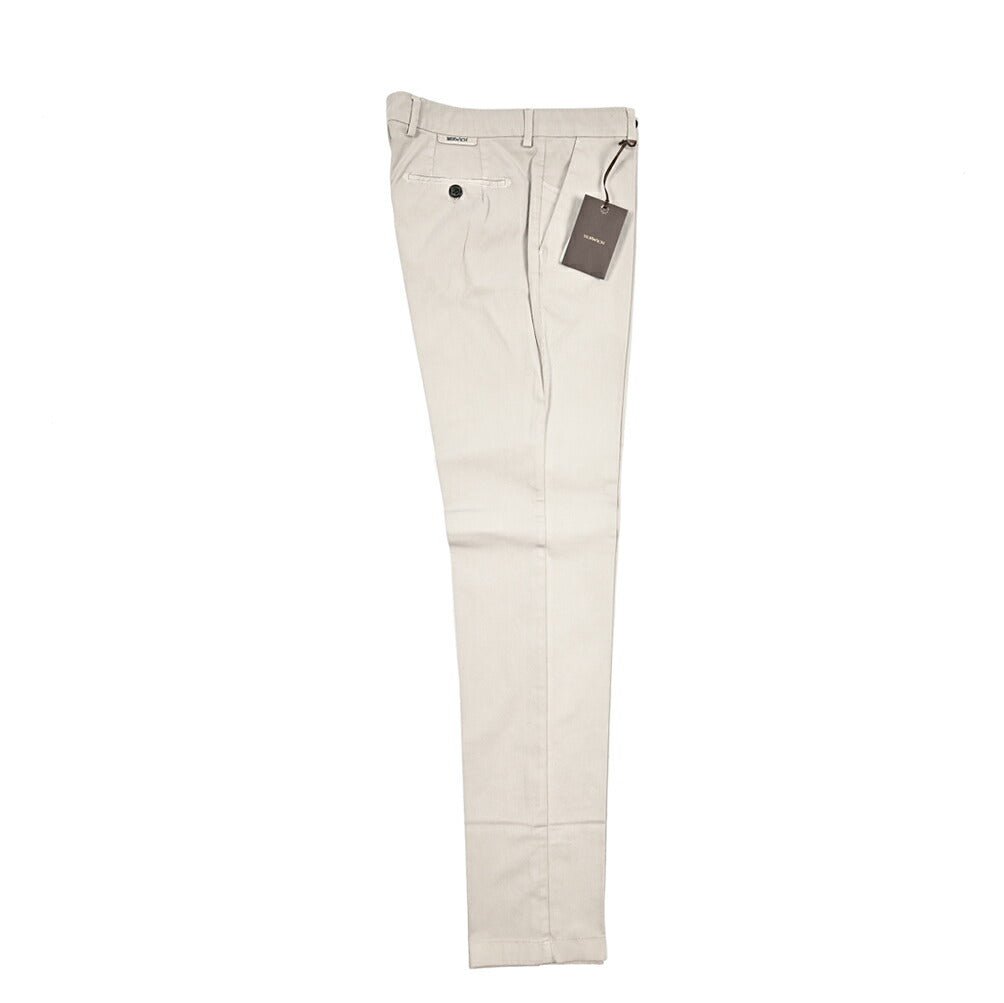 BERWICH "MORELLO" ストレッチコットン ノータックスリムパンツ|425196 - 48|GUARDAROBA MILANO OFFICIAL STORE