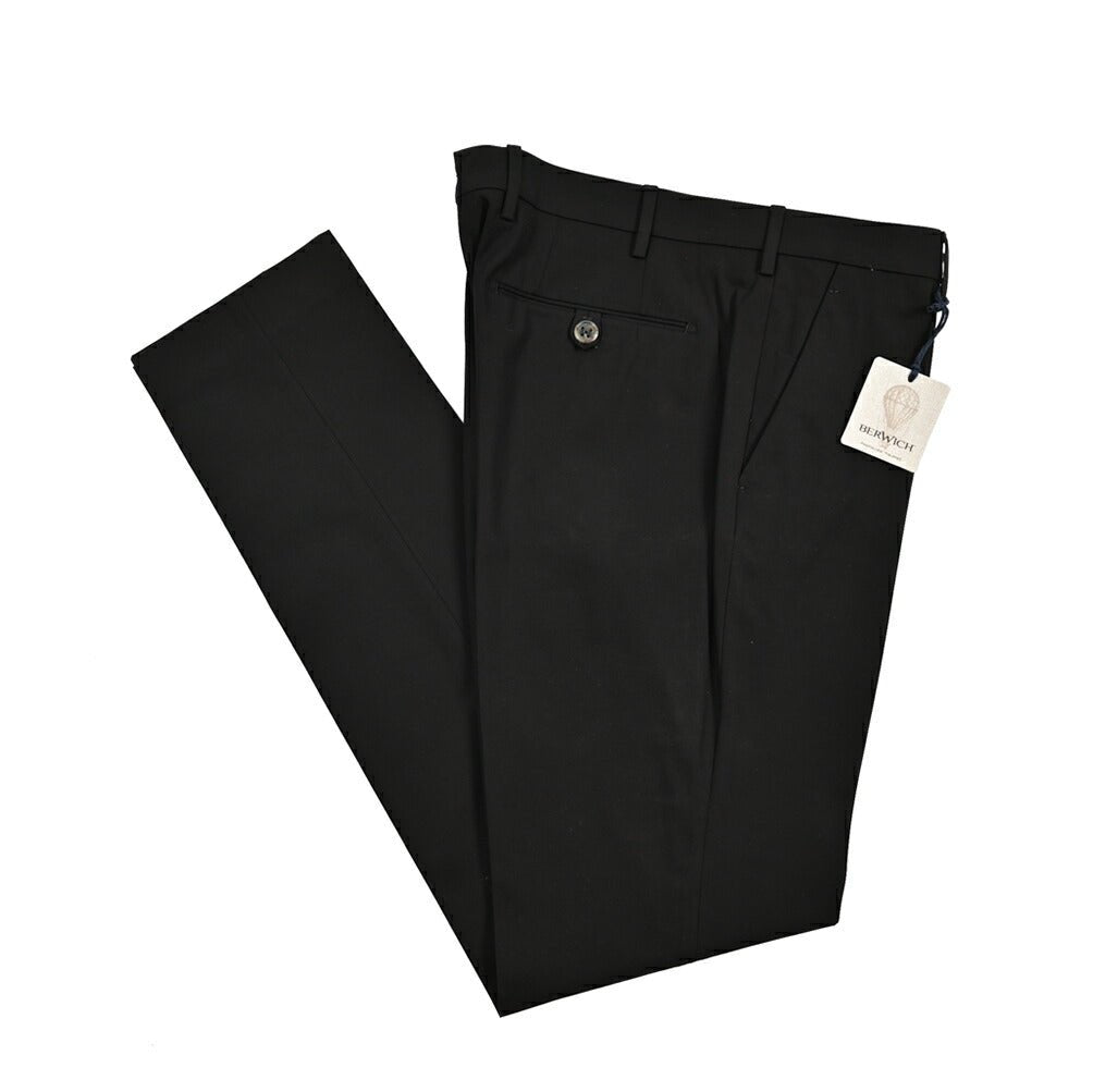 BERWICH "MORELLO" ストレッチコットン ノータックスリムパンツ|425225 - 48|GUARDAROBA MILANO OFFICIAL STORE