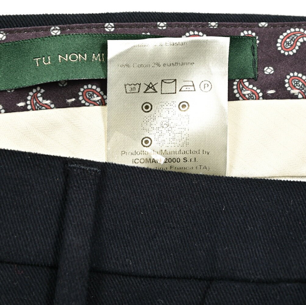 新春セール|BERWICH "MORELLO" ストレッチコットン ノータックパンツ|433904-46|GUARDAROBA MILANO OFFICIAL STORE