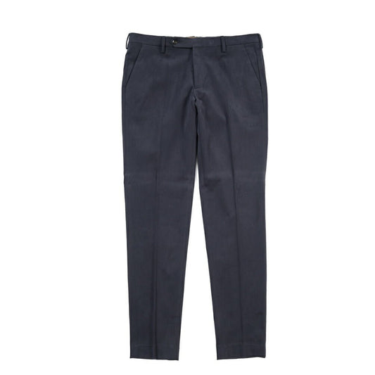 BERWICH “MORELLO” ストレッチコットン ノータックパンツ ネイビー(blue) 52 | GUARDAROBA MILANO OFFICIAL STORE