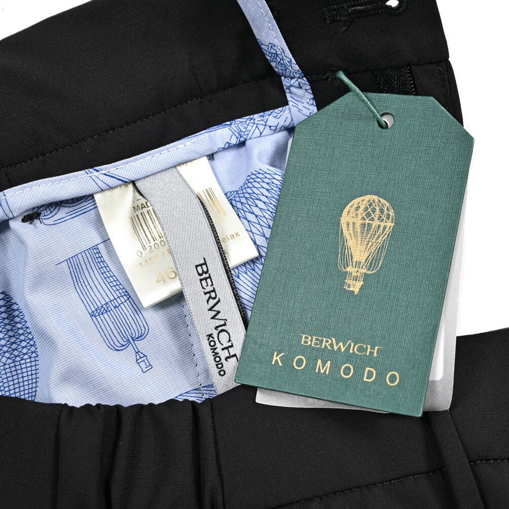 BERWICH "MORELLO ELAX" ストレッチウール ノータックスラックス|425238|GUARDAROBA MILANO OFFICIAL STORE