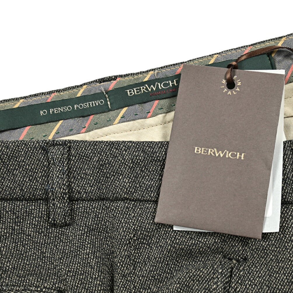 クーポン対象|BERWICH RETRO ストレッチコットン ワンタックスラックス|GUARDAROBA MILANO OFFICIAL STORE