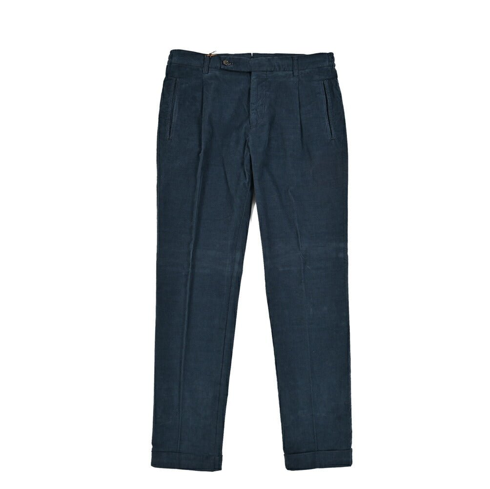 SALE|BERWICH RETRO ストレッチコットン 細畝コーデュロイワンタックスラックス|414213|GUARDAROBA MILANO OFFICIAL STORE