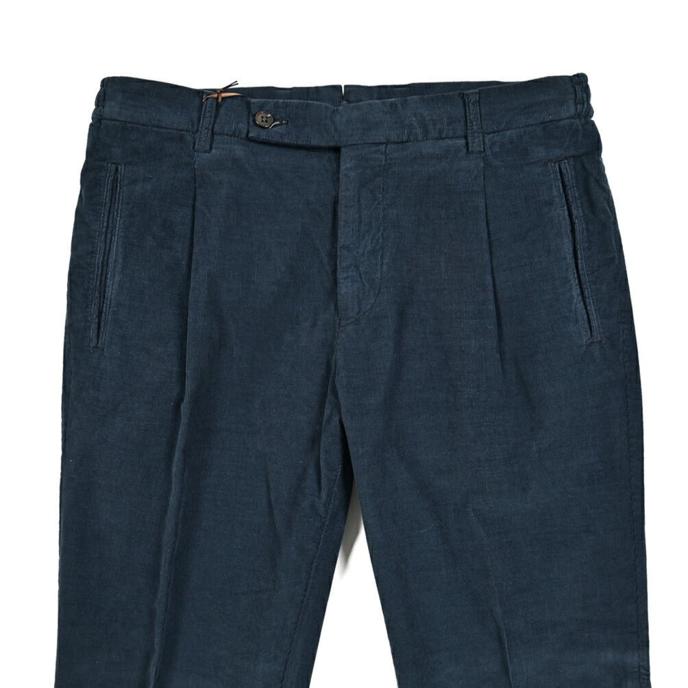 SALE|BERWICH RETRO ストレッチコットン 細畝コーデュロイワンタックスラックス|414213|GUARDAROBA MILANO OFFICIAL STORE