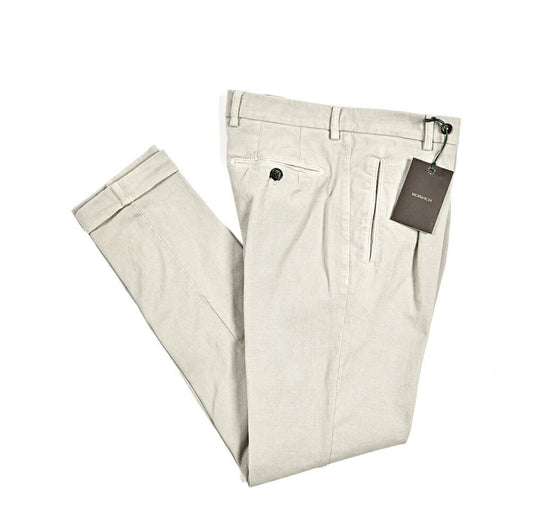 秋冬先行セール|BERWICH "RETRO" ストレッチコットン ワンタックチノスラックス|411740-52|GUARDAROBA MILANO OFFICIAL STORE