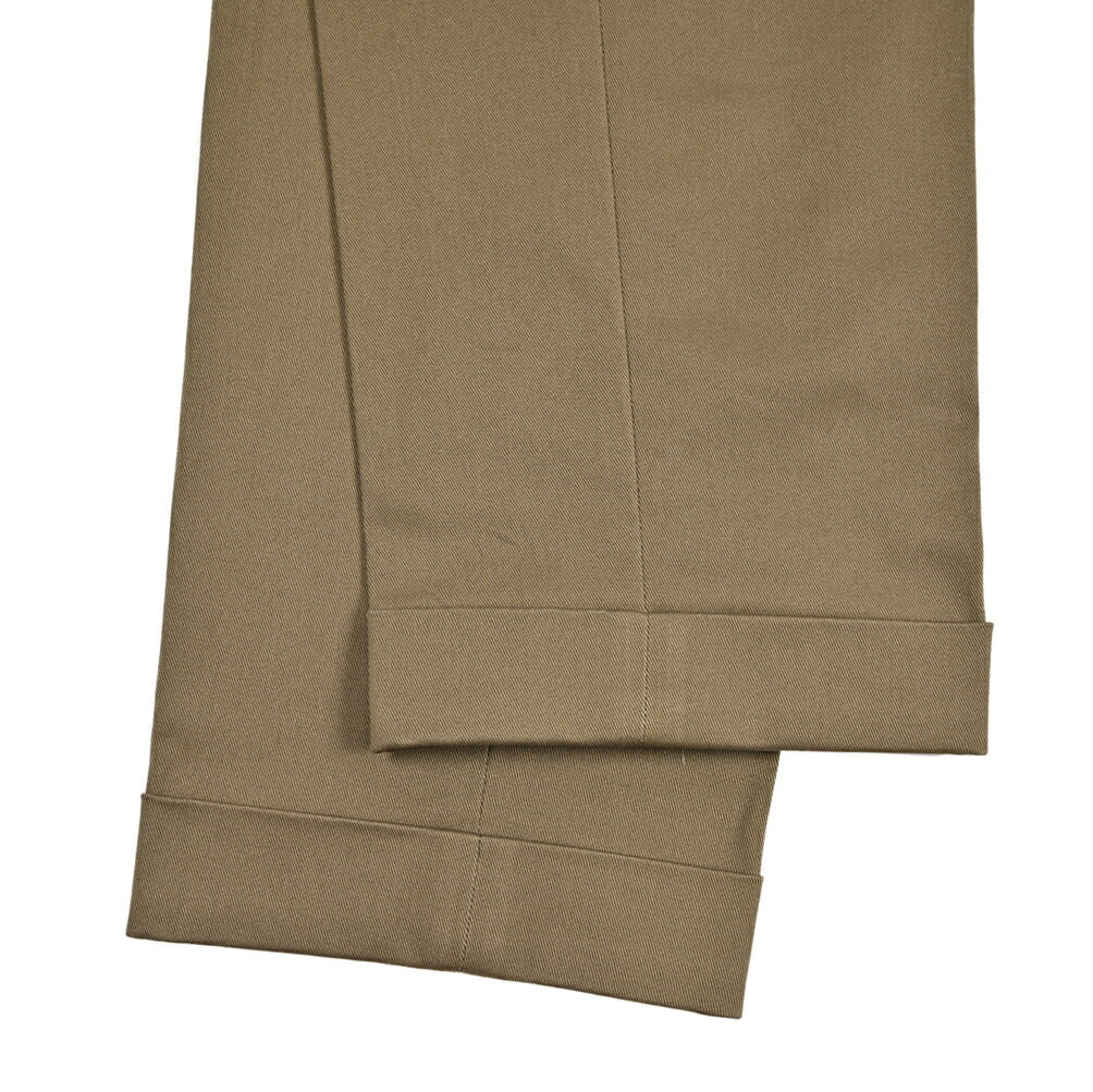 BERWICH "RETRO" ストレッチコットンチノワンタックスラックス|424776 - 46|GUARDAROBA MILANO OFFICIAL STORE