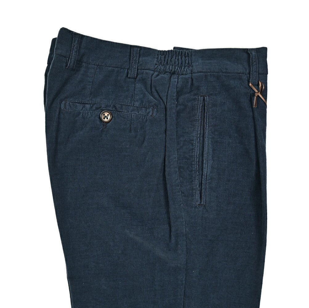 SALE|BERWICH RETRO ストレッチコットン 細畝コーデュロイワンタックスラックス|414213|GUARDAROBA MILANO OFFICIAL STORE