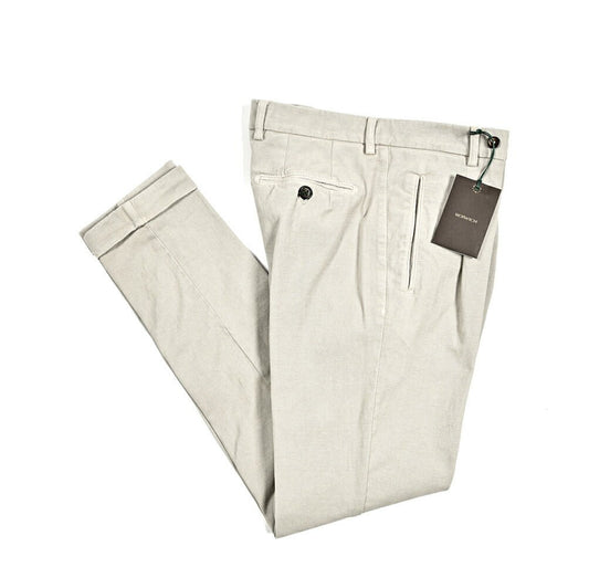 BERWICH RETRO ストレッチコットン ワンタックチノスラックス|GUARDAROBA MILANO OFFICIAL STORE