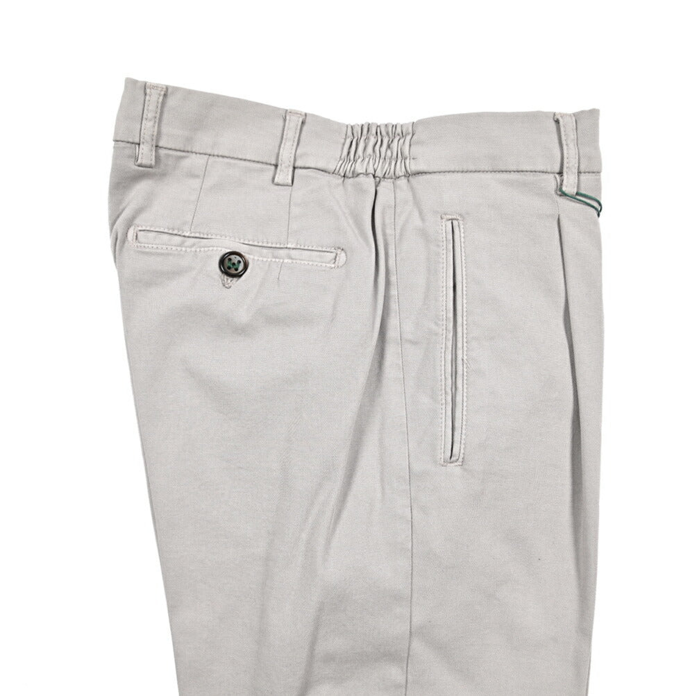 BERWICH "RETRO ELAX GD" リヨセル混コットン ワンタックストレッチパンツ|425457 - 44|GUARDAROBA MILANO OFFICIAL STORE