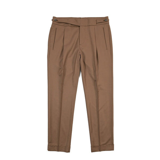 BERWICH “RETRO GURKHA” ヴァージンウール100% グルカパンツ / CANONICO製生地 ブラウン(bronze) 48 | GUARDAROBA MILANO OFFICIAL STORE