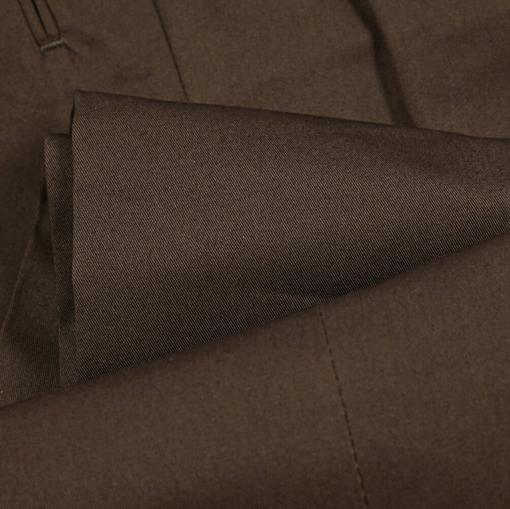 BERWICH "RETRO LONG" ストレッチコットン ワンタックパンツ|424784 - 46|GUARDAROBA MILANO OFFICIAL STORE