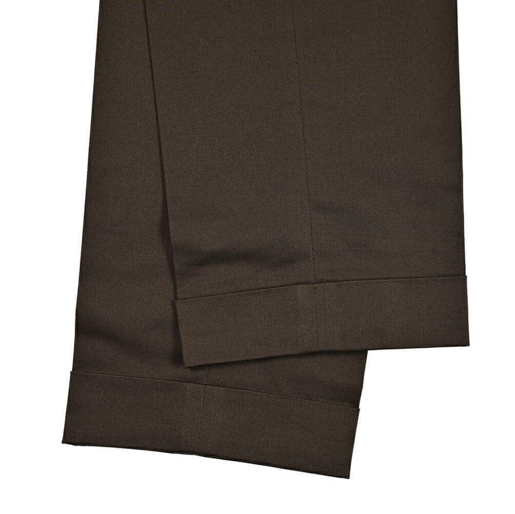 BERWICH "RETRO LONG" ストレッチコットン ワンタックパンツ|424784 - 46|GUARDAROBA MILANO OFFICIAL STORE
