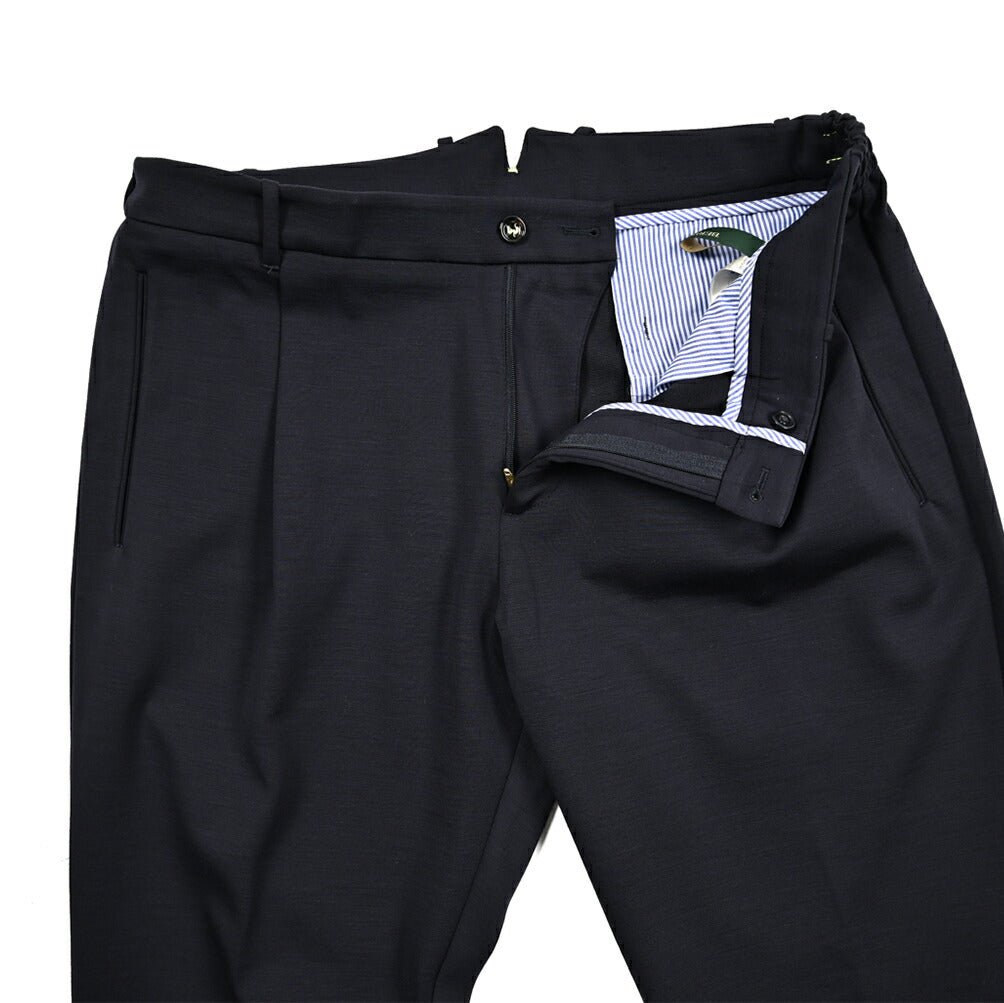 BERWICH "RETRO TECH" ウール混 ワンタックジャージーパンツ|425448|GUARDAROBA MILANO OFFICIAL STORE
