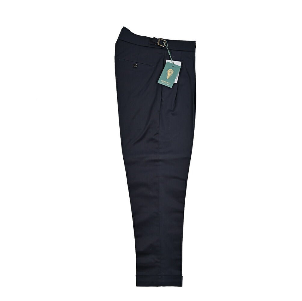 BERWICH "SCOTCH" ストレッチコットン ツータックパンツ|425114 - 44|GUARDAROBA MILANO OFFICIAL STORE