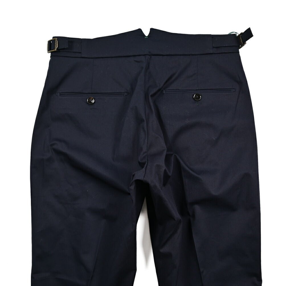 BERWICH "SCOTCH" ストレッチコットン ツータックパンツ|425114 - 44|GUARDAROBA MILANO OFFICIAL STORE