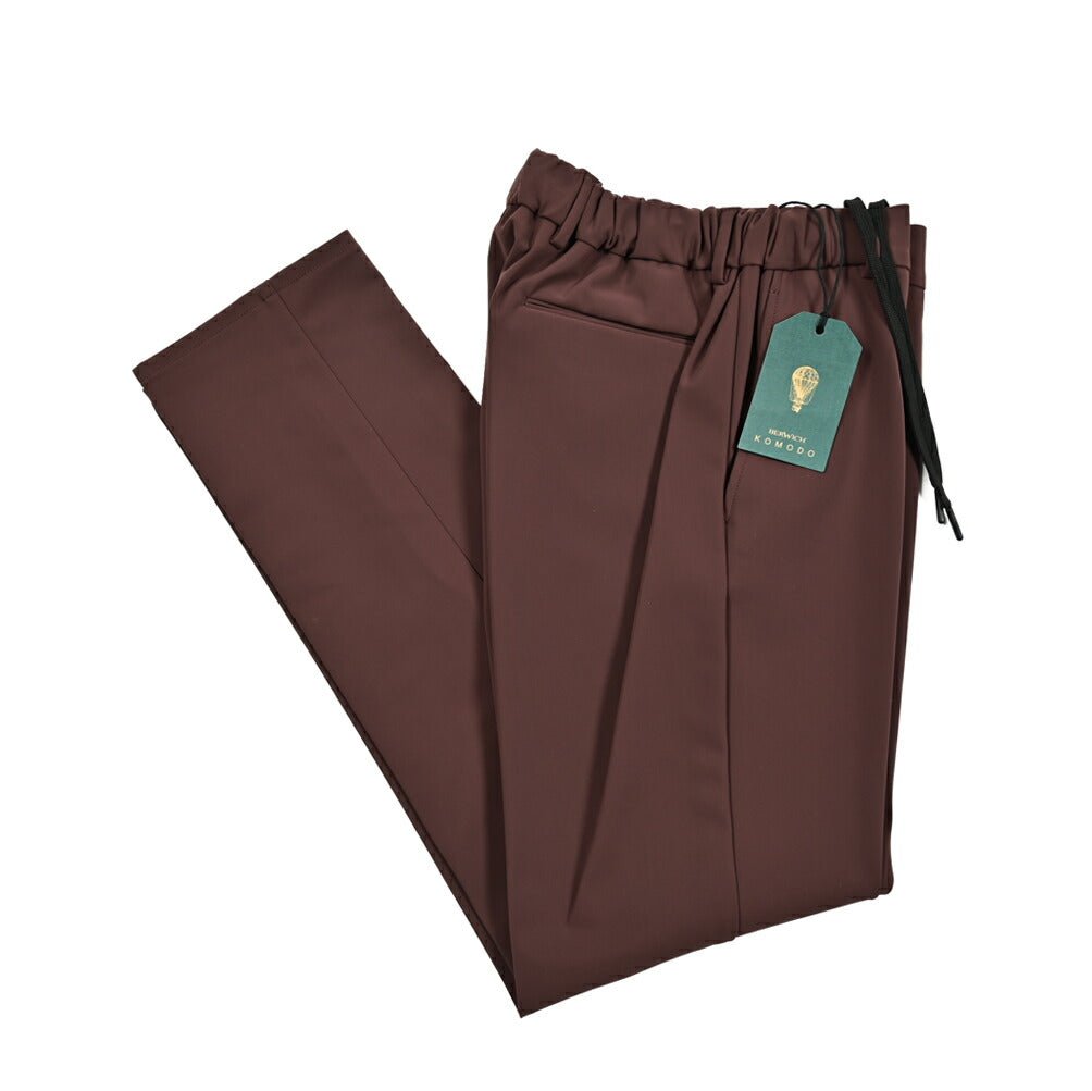 SALE|BERWICH SPIAGGIA ストレッチポリエステル ドローコードイージースラックス|414264 - 46|GUARDAROBA MILANO OFFICIAL STORE