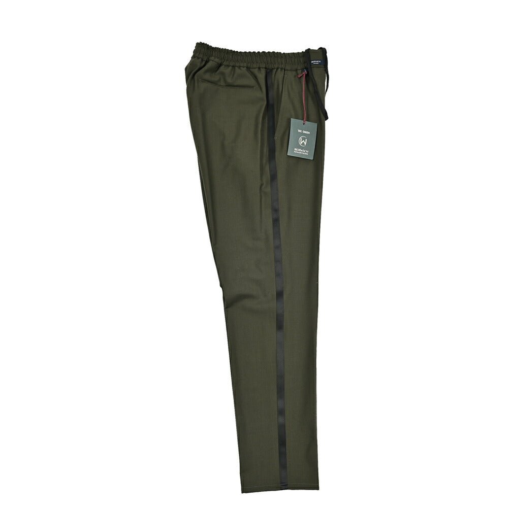 SALE|BERWICH SPIAGGIA ストレッチウール ドローコード側章スラックス|414240 - 44|GUARDAROBA MILANO OFFICIAL STORE