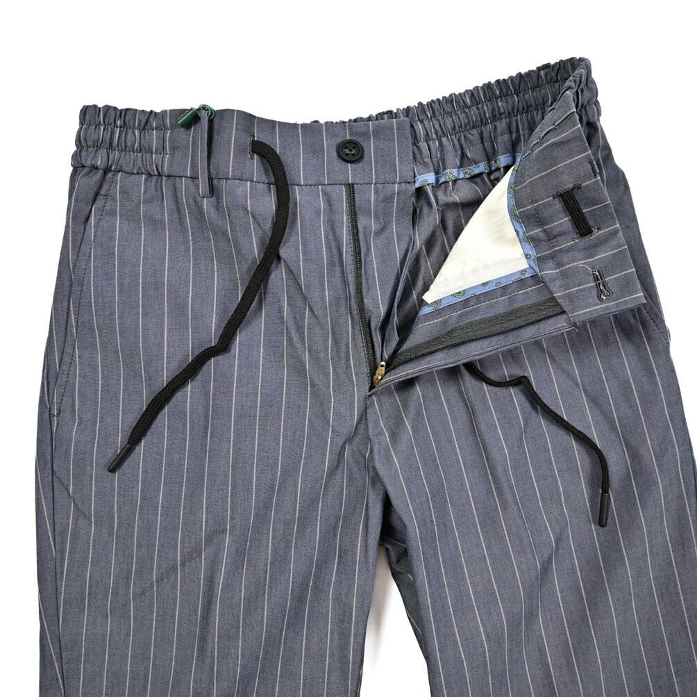 BERWICH "SPIAGGIA" ストレッチコットン ドローコード付きイージーパンツ|424514 - 44|GUARDAROBA MILANO OFFICIAL STORE