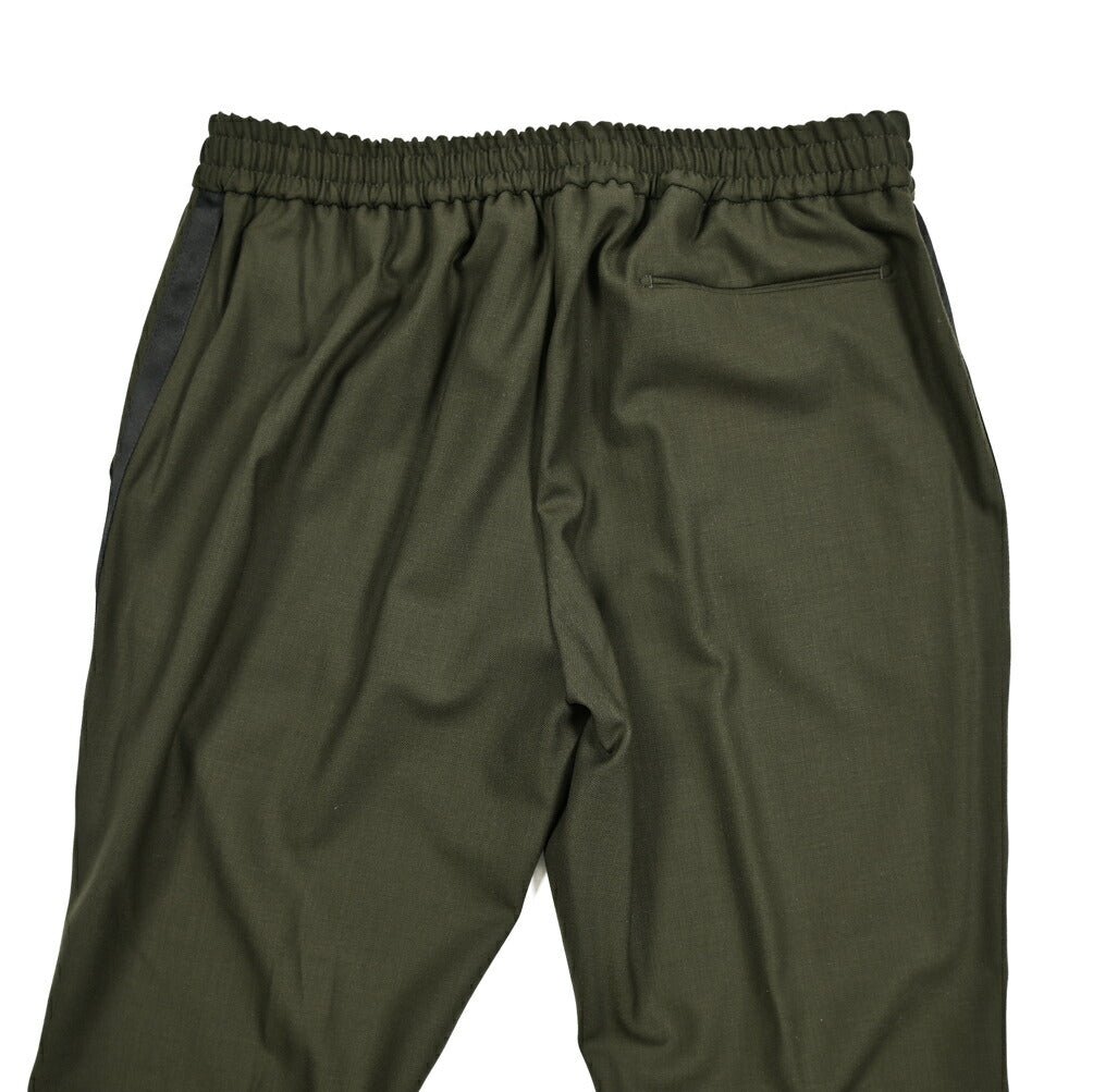 SALE|BERWICH SPIAGGIA ストレッチウール ドローコード側章スラックス|414240 - 44|GUARDAROBA MILANO OFFICIAL STORE
