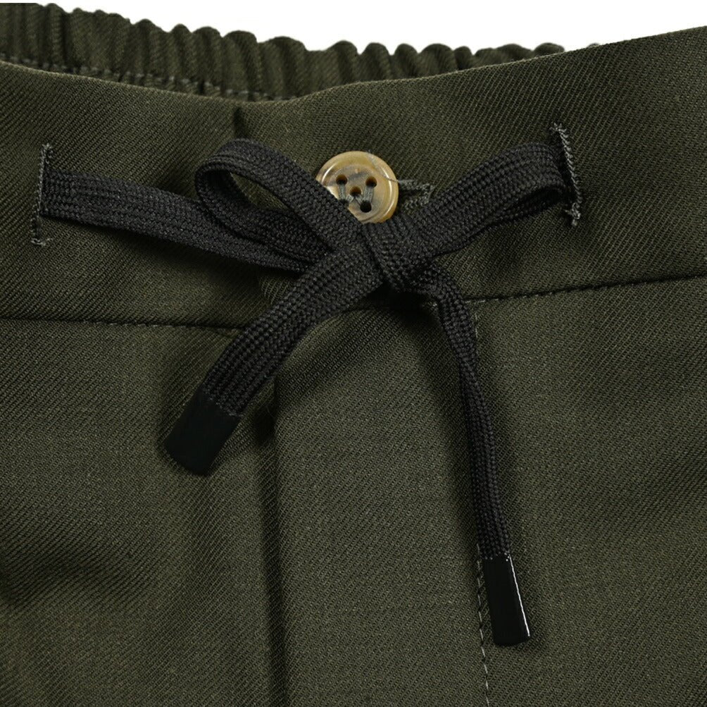SALE|BERWICH SPIAGGIA ストレッチウール ドローコード側章スラックス|414240 - 44|GUARDAROBA MILANO OFFICIAL STORE