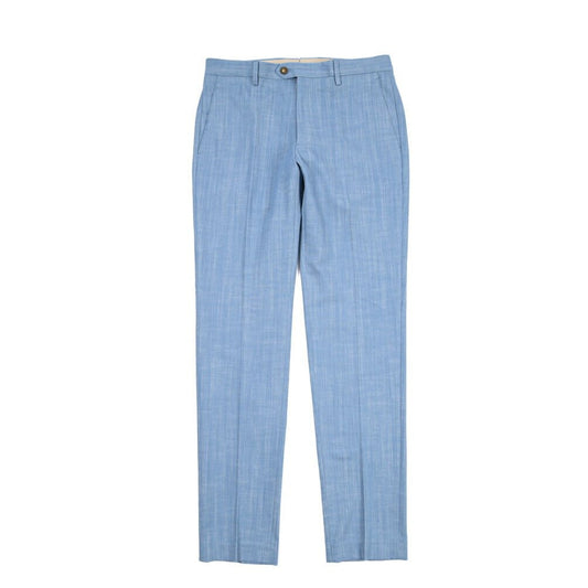 BERWICH “VULCANO 23” コットン混 ノータックパンツ ブルー(azure) 46 | GUARDAROBA MILANO OFFICIAL STORE