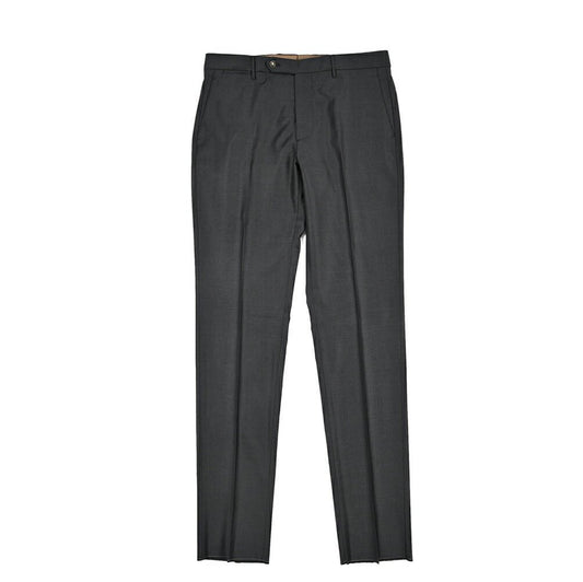 BERWICH “VULCANO” Super 150's ヴァージンウール100% スラックス / Loro Piana製生地 (AUSTRALIS) ダークグレー(smoke) 46 | GUARDAROBA MILANO OFFICIAL STORE