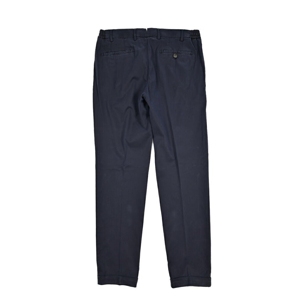 BERWICH "XRETRO" ストレッチコットンチノ ワンタックパンツ (製品染め)|425483|GUARDAROBA MILANO OFFICIAL STORE