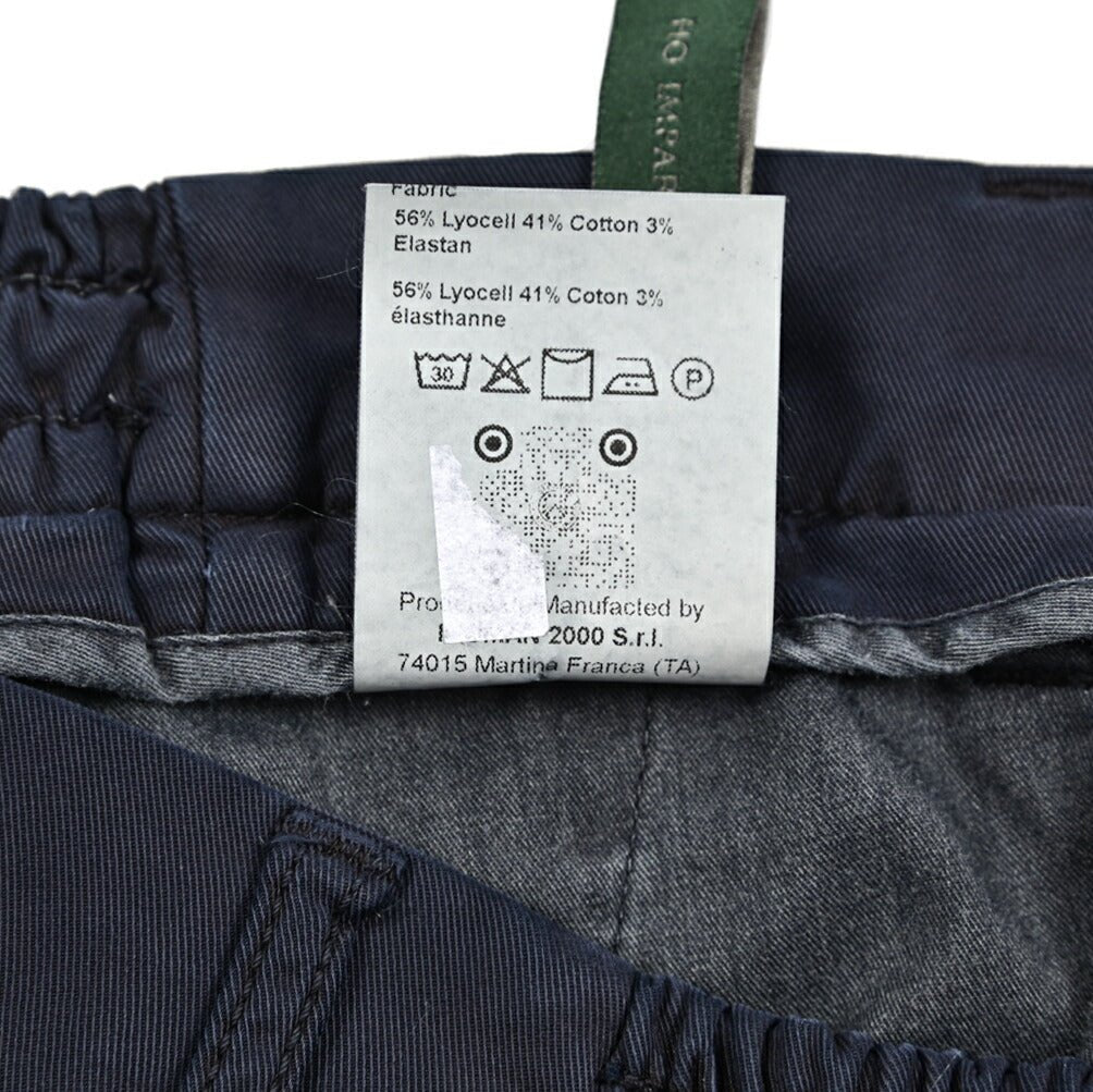 BERWICH "XRETRO" ストレッチコットンチノ ワンタックパンツ (製品染め)|425483|GUARDAROBA MILANO OFFICIAL STORE