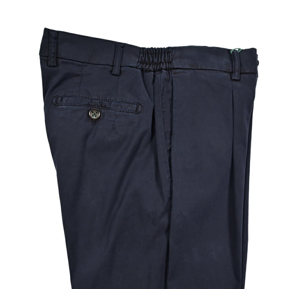 BERWICH "XRETRO" ストレッチコットンチノ ワンタックパンツ (製品染め)|425483|GUARDAROBA MILANO OFFICIAL STORE