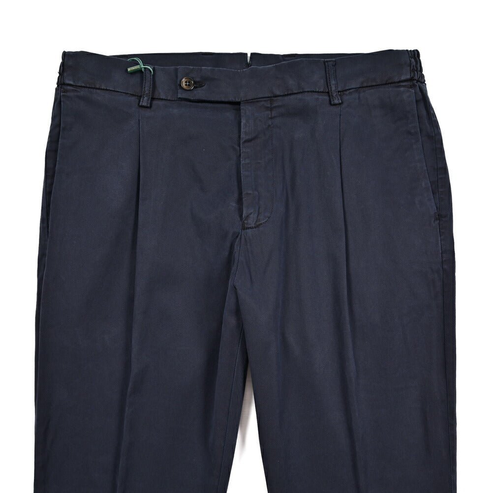 BERWICH "XRETRO" ストレッチコットンチノ ワンタックパンツ (製品染め)|425483|GUARDAROBA MILANO OFFICIAL STORE