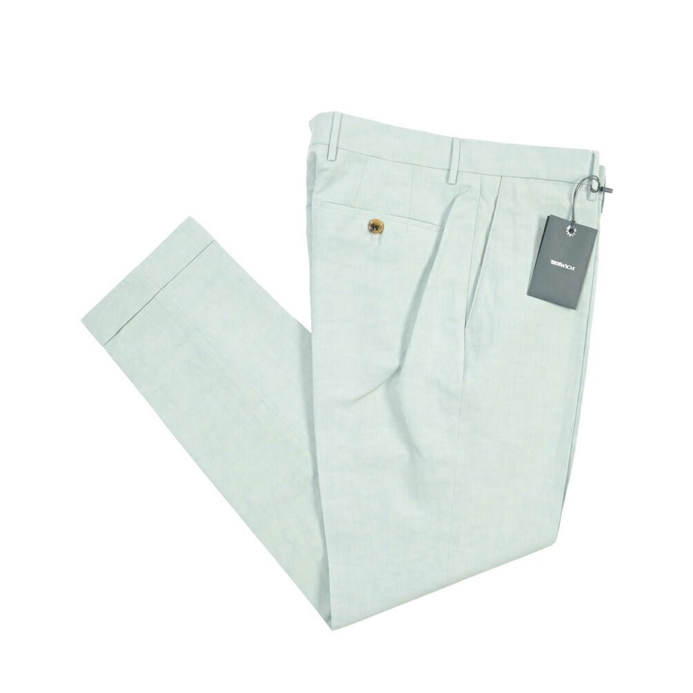 SALE｜BERWICH YRETRO リネン混コットン ノータックパンツ / メンズ